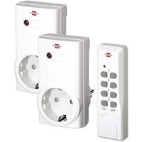 Brennenstuhl 1507150 1507150 Stopcontactset FSK 433 MHz 2-voudig Thuis 1000 W - thumbnail