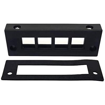 TRU COMPONENTS DVK-W4 Kabelinvoeringsplaat Klem-Ø (max.) 16 mm Polyamide Zwart 1 stuk(s)