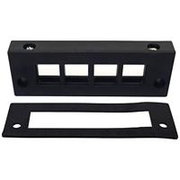 TRU COMPONENTS DVK-W4 Kabelinvoeringsplaat Klem-Ø (max.) 16 mm Polyamide Zwart 1 stuk(s) - thumbnail