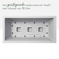 Elho Vivo Next Long 80 Bloembak - Grijs - L 78 x B 39 x H 38 cm - binnen/buiten - 100% gerecycled - thumbnail