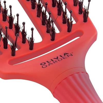 Olivia Garden Fingerbrush Care Iconic Boar&Nylon Red Confidence Olivia Garden Fingerbrush Care Iconic Boar&Nylon Red Confidence