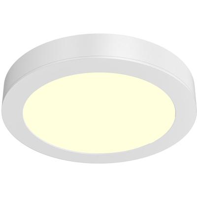 LED Downlight Opbouwspot - Brinton Thin - 12W 1120lm 120° Bundelhoek - Warm Wit 3000K - IP40 - Rond - Wit - Ø172mm