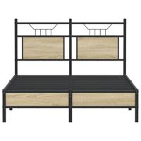 Bedframe zonder matras hout sonoma eikenkleurig 120x190 cm - thumbnail