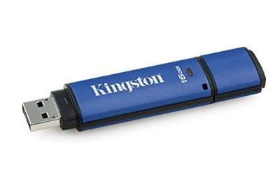 Kingston Technology DataTraveler Vault Privacy 3.0 16GB USB flash drive USB Type-A 3.2 Gen 1 (3.1 Gen 1) Blauw Kingston Technology DataTraveler Vault Privacy 3.0 16GB USB flash drive USB Type-A 3.2 Gen 1 (3.1 Gen 1) Blauw
