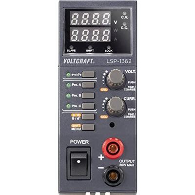 VOLTCRAFT LSP-1362 Labvoeding, regelbaar 0.5 - 36 V 5 A (max.) 80 W Auto-range, Master/Slave functie Aantal uitgangen: 1 x VOLTCRAFT LSP-1362 Labvoeding, regelbaar 0.5 - 36 V 5 A (max.) 80 W Auto-range, Master/Slave functie Aantal uitgangen: 1 x