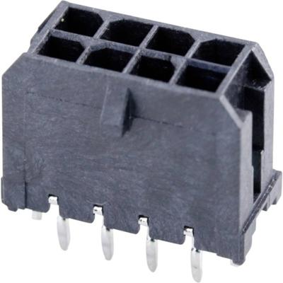 Molex 430450826 Male header, inbouw (standaard) Totaal aantal polen: 8 Rastermaat: 3 mm Inhoud: 1 stuk(s) Tray