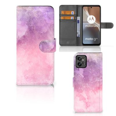 Hoesje Motorola Moto G32 Pink Purple Paint Hoesje Motorola Moto G32 Pink Purple Paint