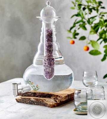 Vitaalwater Karaf Beauty Platina van Glas - 5000 ml