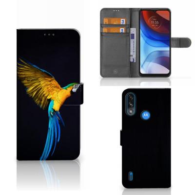 Motorola Moto E7i Power | E7 Power | Telefoonhoesje | Met pasjeshouder | Papegaai Motorola Moto E7i Power | E7 Power | Telefoonhoesje | Met pasjeshouder | Papegaai