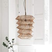 MUST Living Hanglamp 'Talamanca' Rotan, 55cm - thumbnail