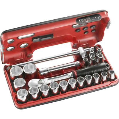 Facom compacte doos 1/2''6-kant met ratel met stofdichte kop - glijdend handvat - sl.dbox4