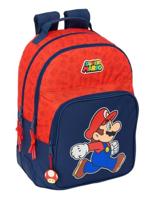 Schoolrugzak Super Mario Trick Rood Donkerblauw 32 x 42 x 15 cm - thumbnail