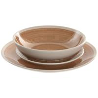 Serviesset Home ESPRIT Wit Oranje Keramiek 18 Onderdelen - thumbnail