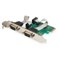 Digitus DS-30000-1 2 poorten Seriële interfacekaart Serieel (9-pol.) PCIe - thumbnail