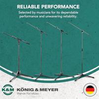 K&M 25400 microfoonstatief met hengel - thumbnail