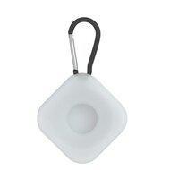 AirTag case square series - siliconen sleutelhanger met ring - transparant AirTag case square series - siliconen sleutelhanger met ring - transparant