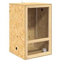 VidaXL Terrarium bruin 50 x 50 x 130 cm osb - thumbnail