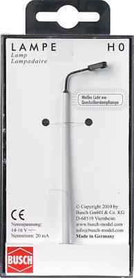 Busch H0 Mastlantaarn van beton Enkel Kant-en-klaar model 4156 1 stuk(s)