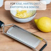 Westmark Technicus-Square Rasp Grof 32 cm Zwart/RVS - thumbnail