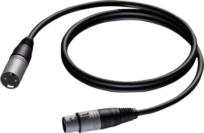 Procab CAB901/0.5 XLR microfoonkabel 50cm