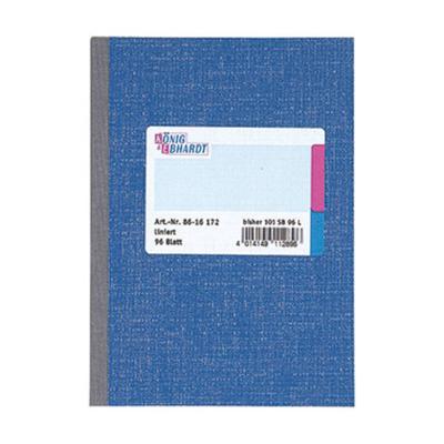 König & Ebhardt Kladde 8615172 Notitieboek Gelinieerd Blauw Aantal paginas: 96 vellen DIN A5