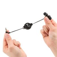 Sanwa Supply Mm-hp120bk Stereo Oortelefoon (Intrekbaar Zwart) (Japan Import) - thumbnail