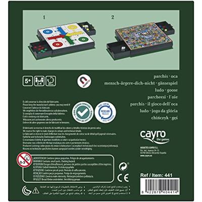 Parchis en Oca Spelbord Cayro 441 Magnetisch