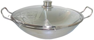 Bosch HEZ390090 Wok 35 cm RVS/Glas