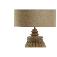 Bureaulamp Home ESPRIT Natuurlijk Jute Hout 50 W 220 V 41 x 41 x 76 cm - thumbnail