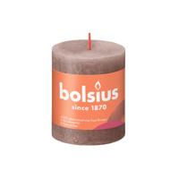 Bolsius rustiek stompkaars 80/68 taupe - thumbnail