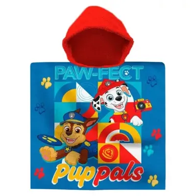 Paw Patrol Poncho 60x120 cm Katoen