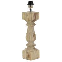 Light & Living Tafellamp 'Cumani' Mangohout, 47cm (excl. kap) - thumbnail