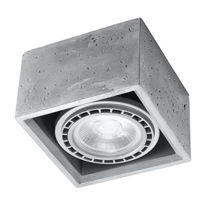 Plafondlamp QUATRO 1 beton
