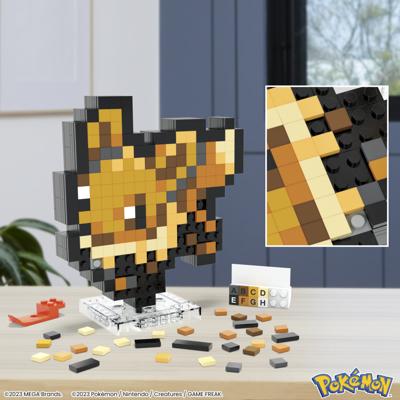 Mega-Pokémon-Eevee-Retro Pixel Art-bouwset 323-delig - MEGA Pokémon - HTH78