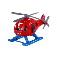 Cavallino brandweerhelikopter met speelfiguur, 29,5cm - thumbnail
