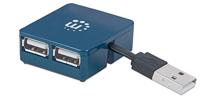 Hub USB 2.0 MANHATTAN: 4 porty micro - thumbnail