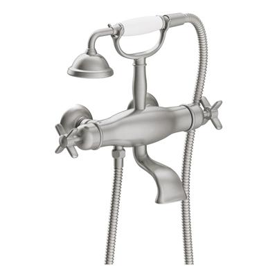 Badkraan Tres Clasic Thermostatisch Incl Handdouche op Houder RVS Tres