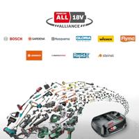 Bosch Groen UniversalShredder Fluisterhakselaar 2x18V-25 | 1x Aanduwstok + 28L Opvangzak | Zonder Accu en Lader - 06008E0001 - thumbnail