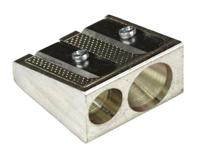 Puntenslijper aristo metaal dubbel kegelvorm | 20 stuks - thumbnail