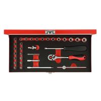 Gedore Dopsleutelset 1/4” | SW 4-13 mm | 33-dlg - 3300001 - thumbnail