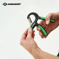 Schildkröt Fitness instelbare knijphalter 10/30 kg groen/zwart - thumbnail