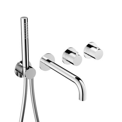 Hotbath Afbouwdeel -Inbouw Bad thermostaat Ace Met 2-Weg Stop-Omstel Met Uitloop Handdouche/ Doucheslang Chroom