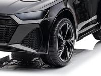 Audi RS6, 12-volt elektrische kinderauto met rubberen banden, leren zitje en meer! - thumbnail