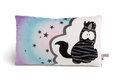 Nici kussen Starlight Mystery junior 41 x 24 cm pluche zwart Nici kussen Starlight Mystery junior 41 x 24 cm pluche zwart