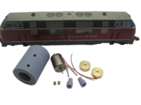 micromotor HR003C motor ombouwset voor Roco BR 103, BR 215, BR 220, BR 601, u.a. - thumbnail