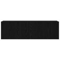 TV-kasten Zwart eiken 100 x 30 x 30 cm Bewerkt hout - thumbnail