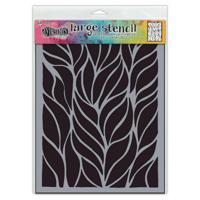 Ranger Ink Ranger • dylusions dyamond stencil large fronds of fun - thumbnail