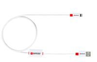 Data en Oplaadkabel USB A Male - Apple Lightning 1.00 m Wit - thumbnail