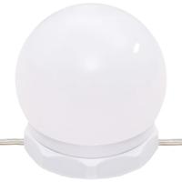 Kaptafel met LED-verlichting 86,5x35x136 cm wit - thumbnail