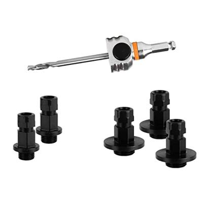 Gatzaaghouder zeskant 8.5mm 125mm Centreerboor + 5 adapters Mandrex boorkop 10mm Starter Kit
